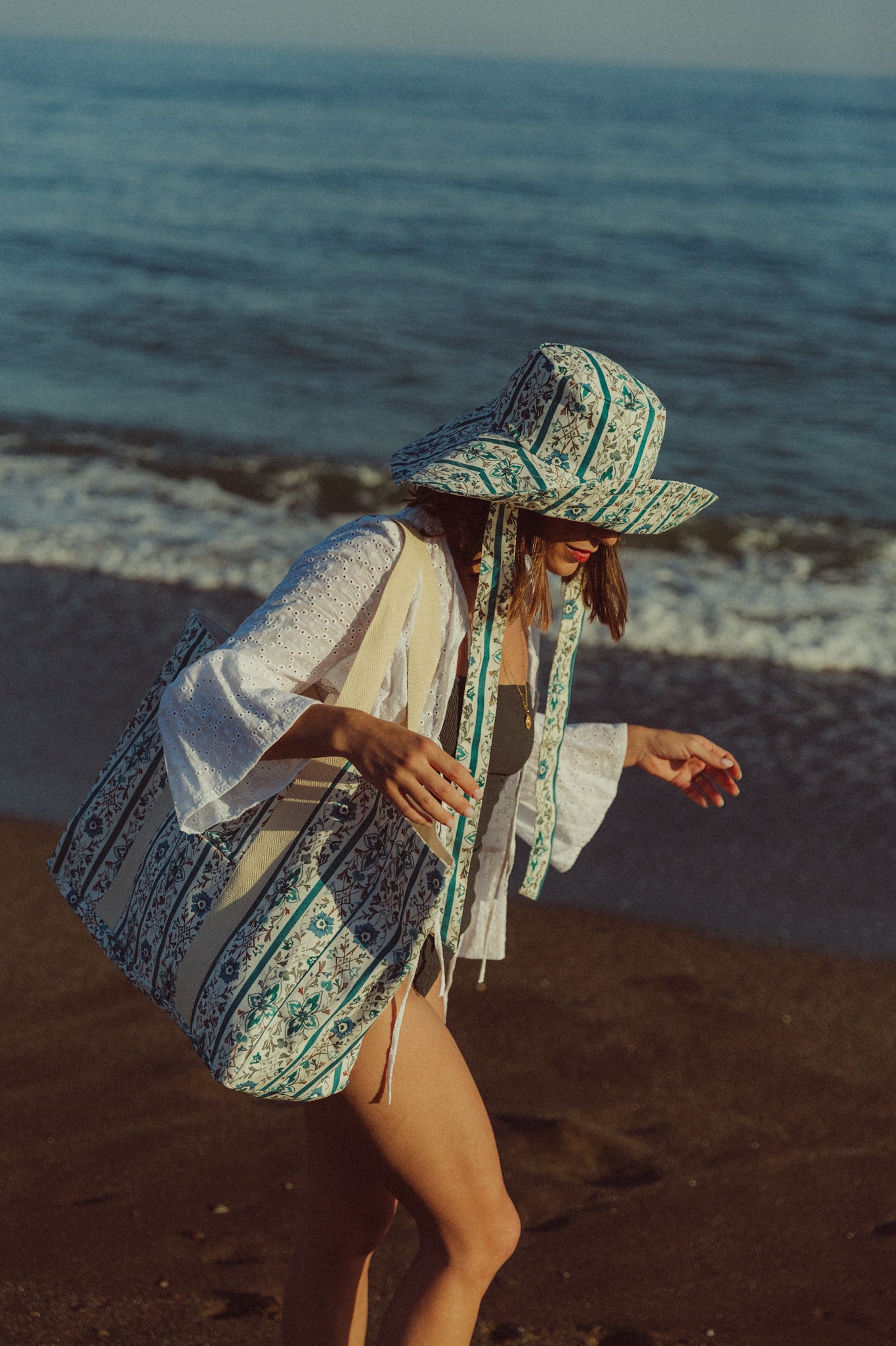 Sombrero Bucket Olivia - Azul - Mujer