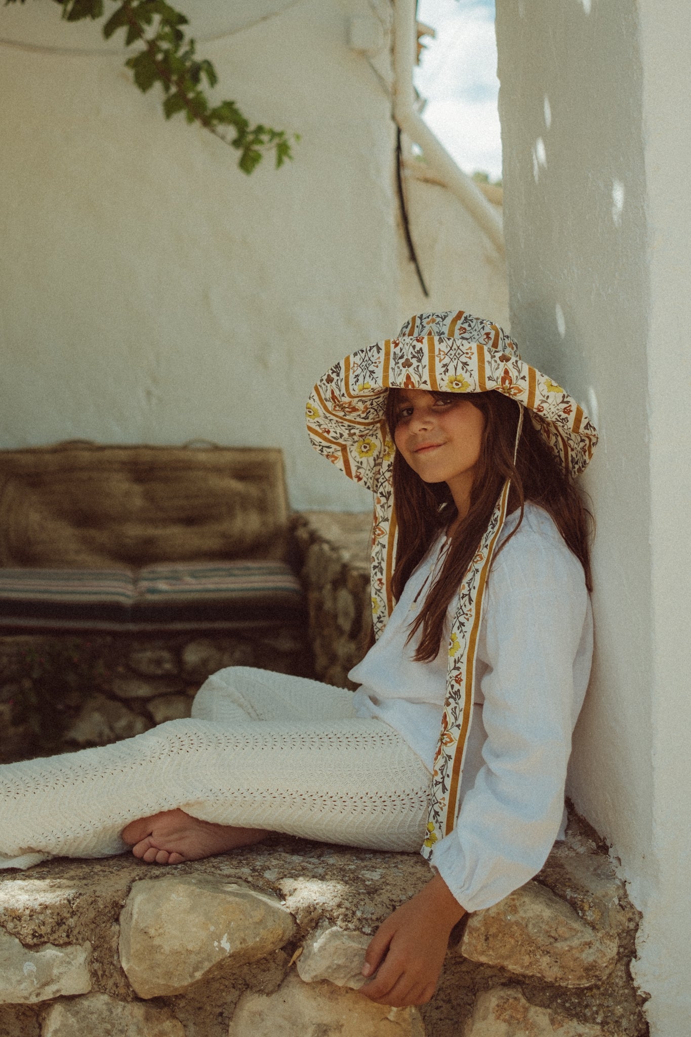 Sombrero Bucket Olivia - Amarillo - Niña