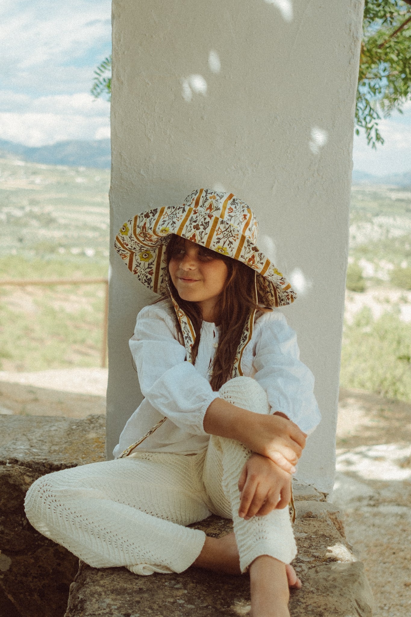 Sombrero Bucket Olivia - Amarillo - Niña