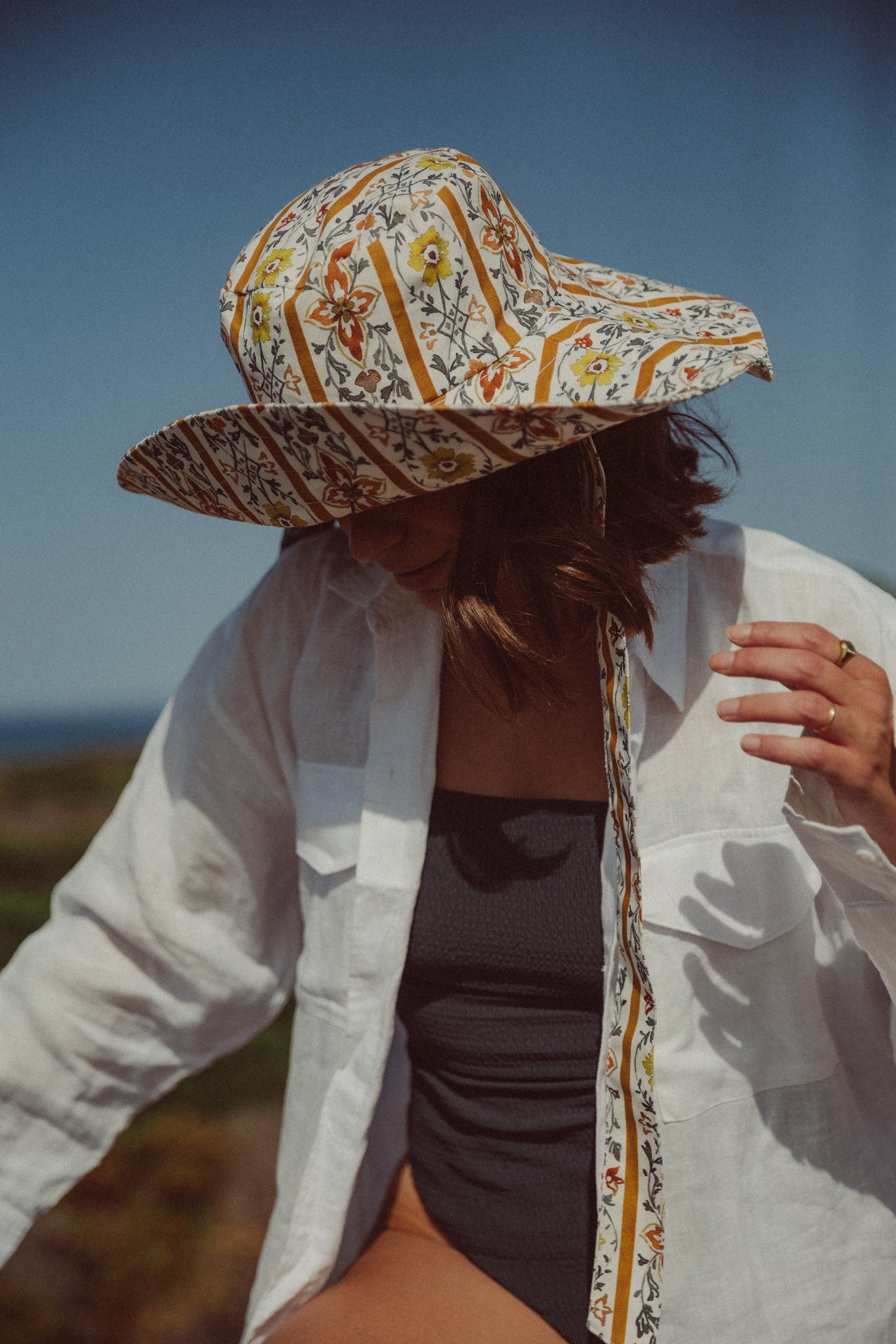 Sombrero Bucket Olivia - Amarillo - Mujer