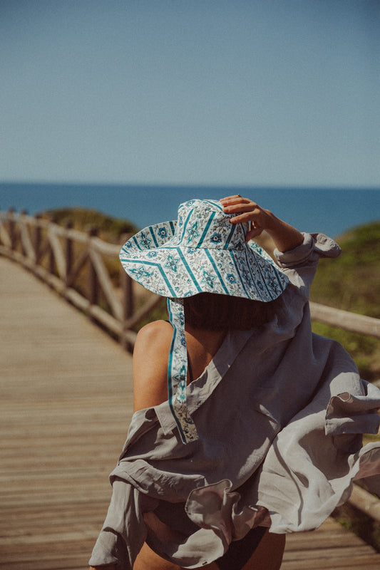 Sombrero Bucket Olivia - Azul - Mujer