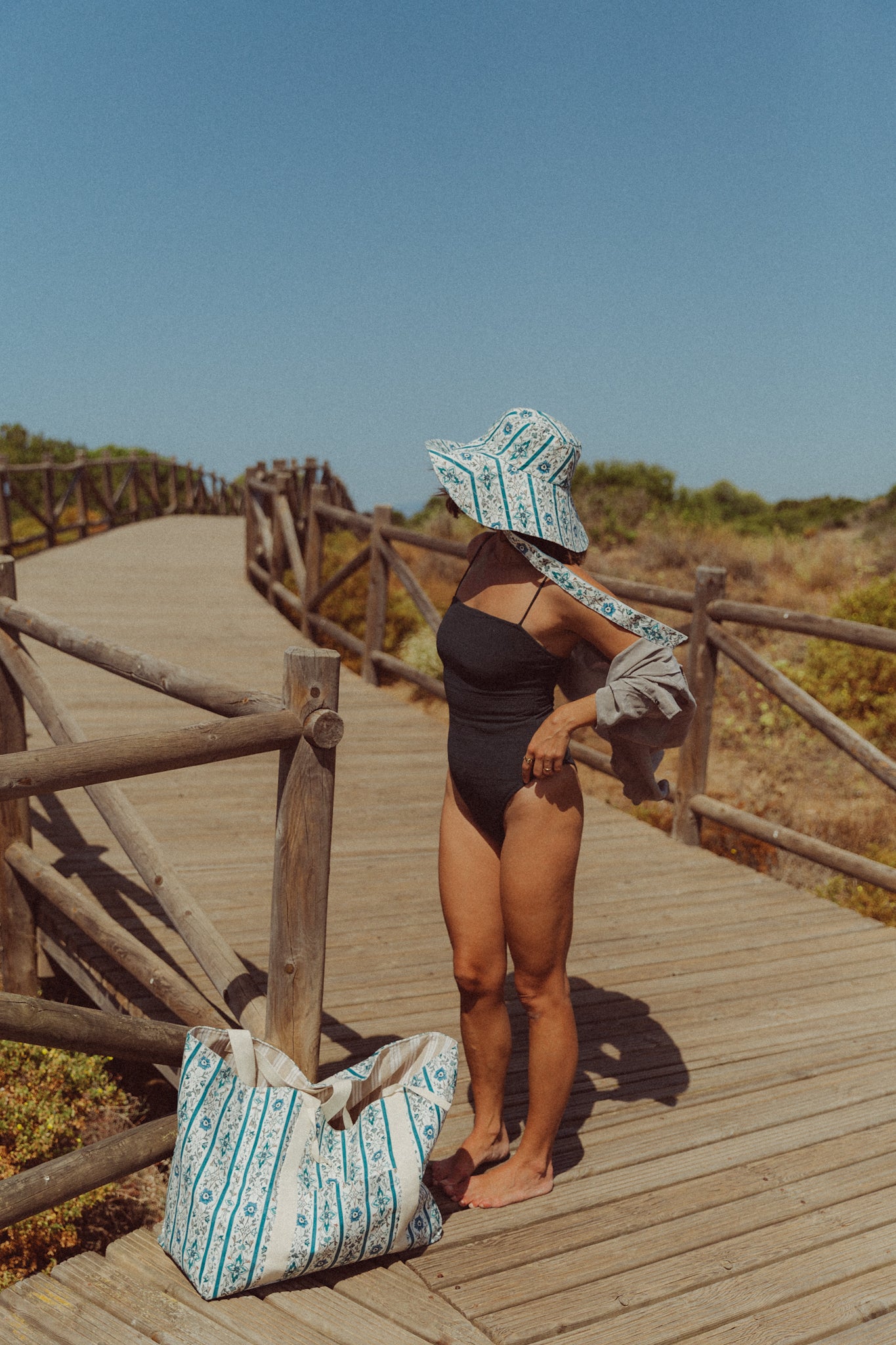 Sombrero Bucket Olivia - Azul - Mujer