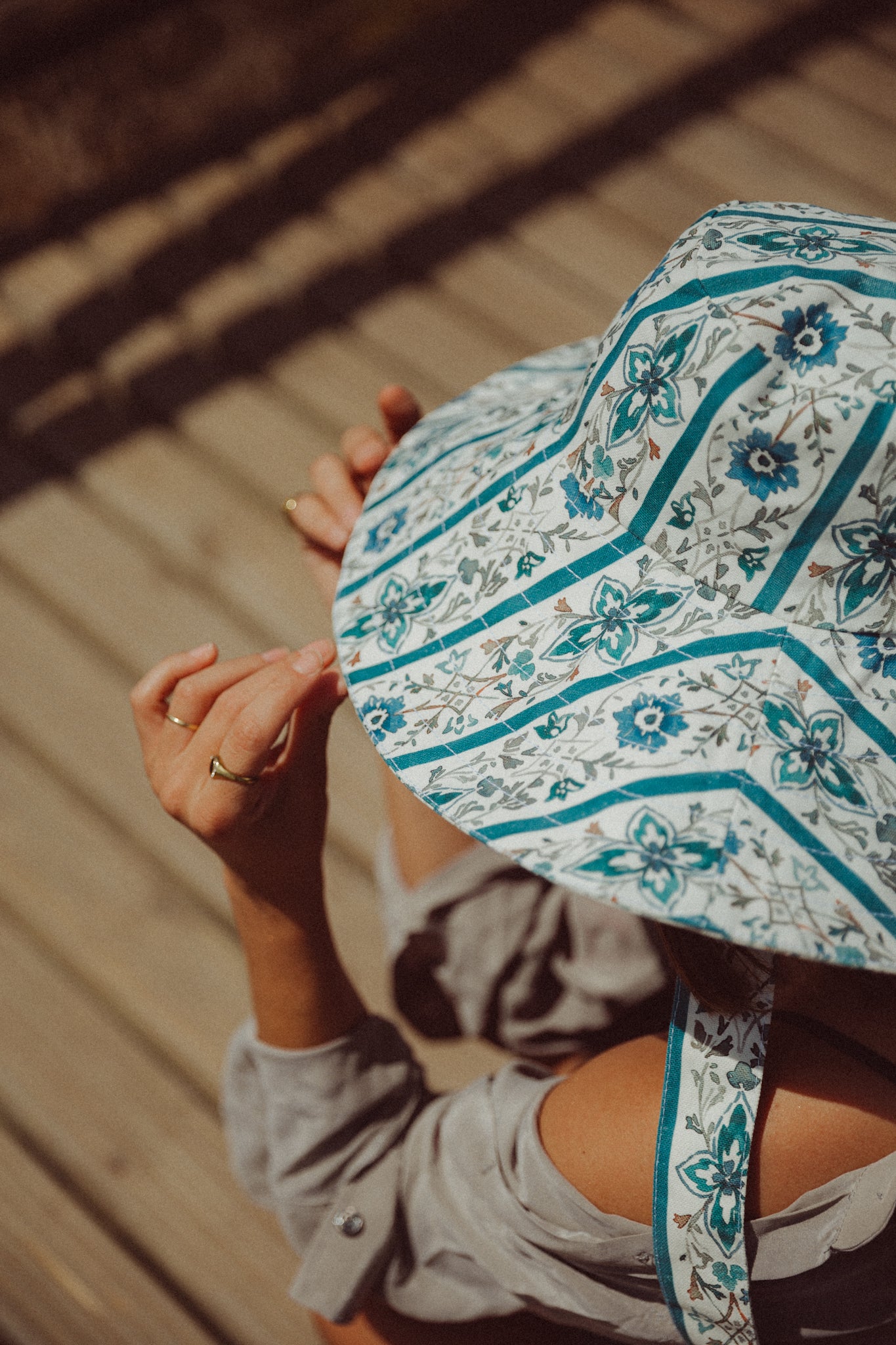 Sombrero Bucket Olivia - Azul - Mujer