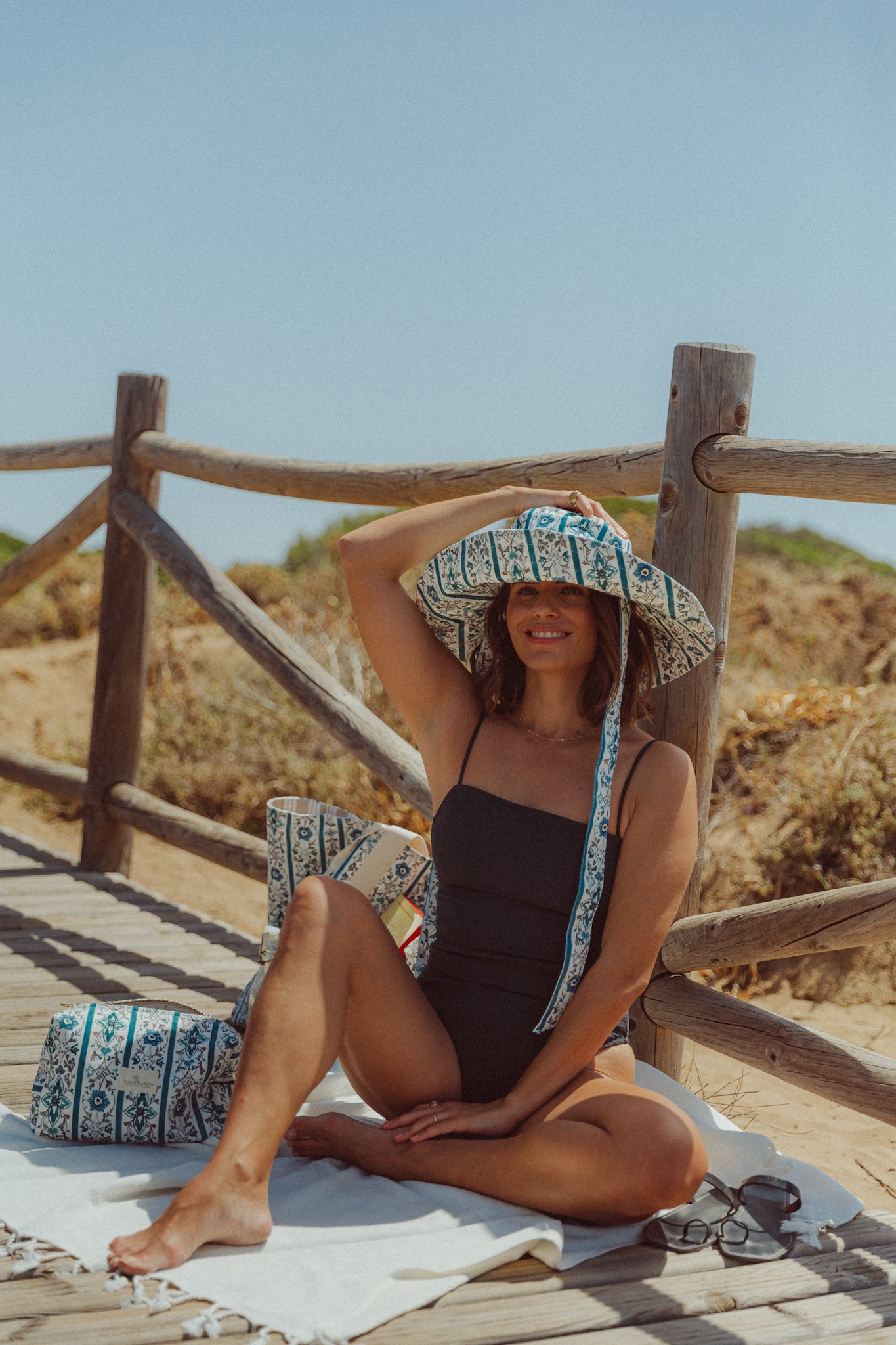 Sombrero Bucket Olivia - Azul - Mujer