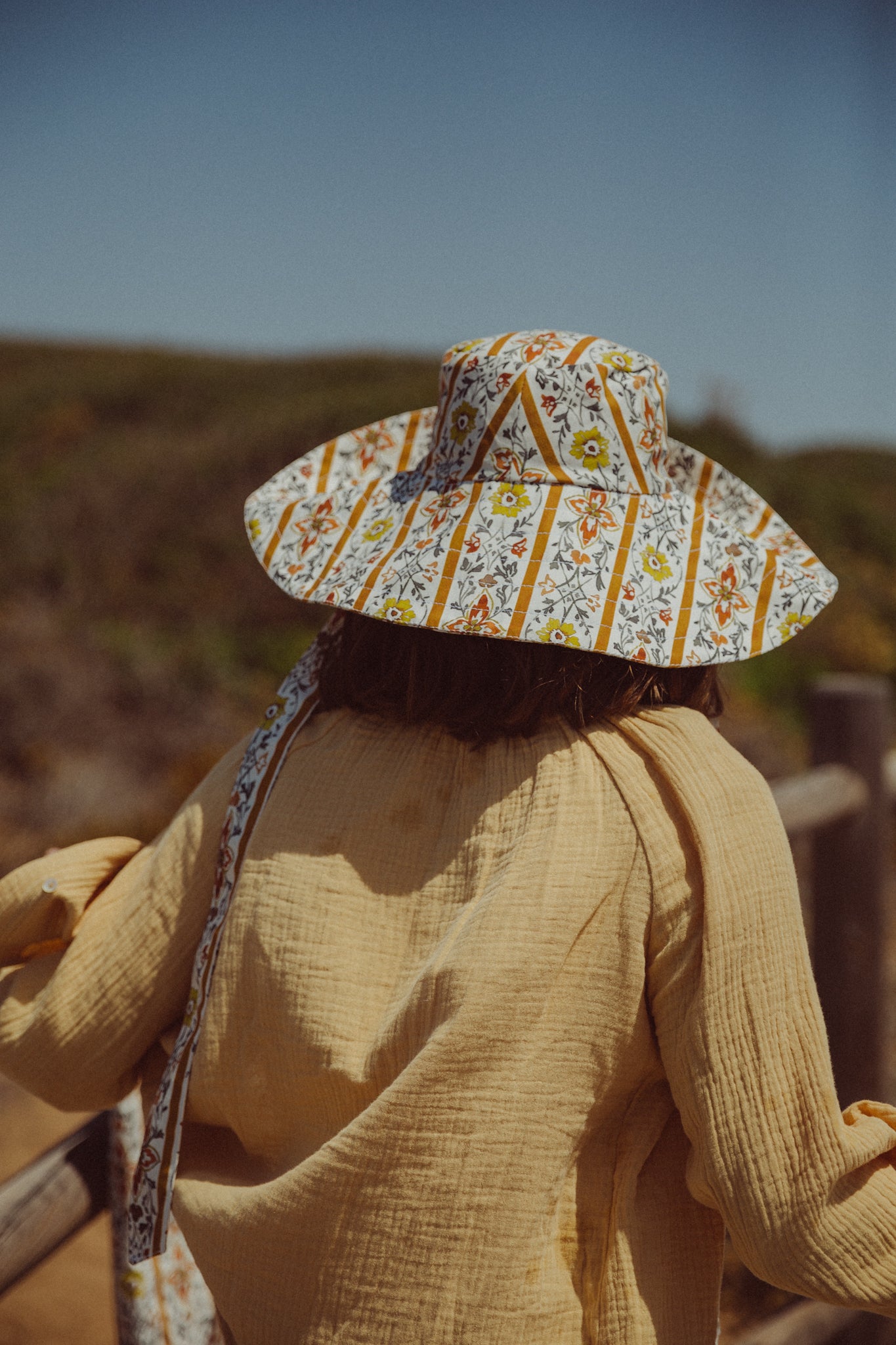 Sombrero Bucket Olivia - Amarillo - Mujer