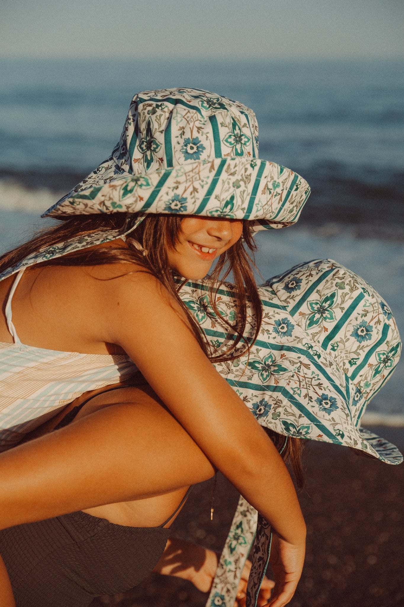 Sombrero Bucket Olivia - Azul - Niña