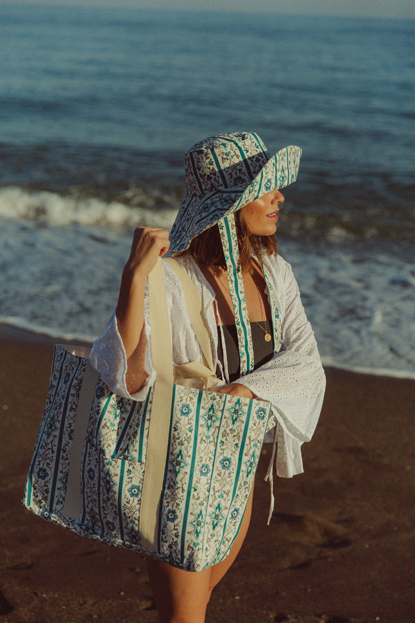Sombrero Bucket Olivia - Azul - Mujer