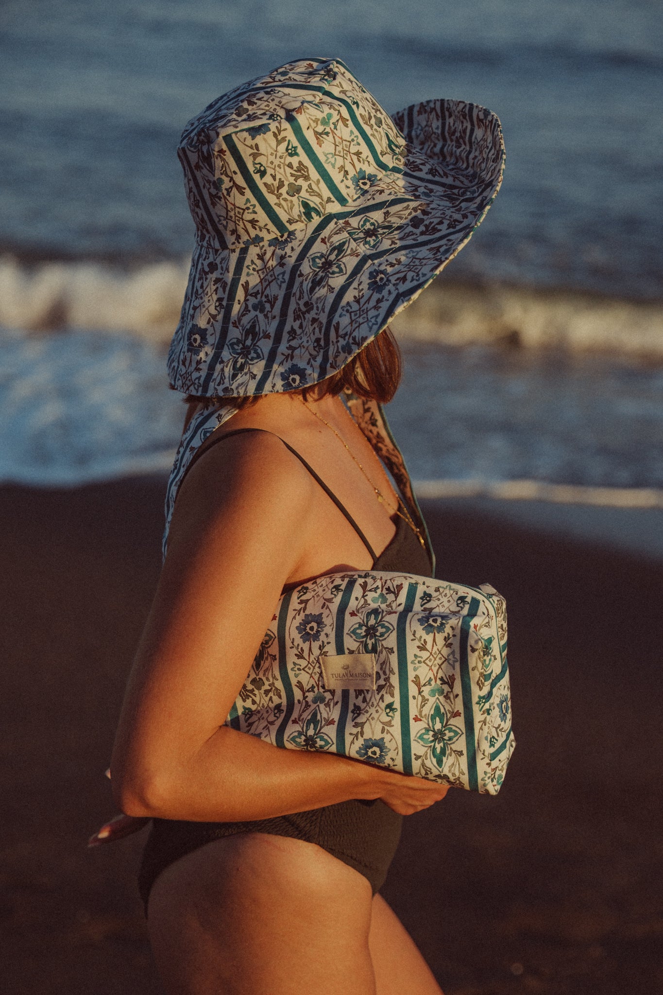 Sombrero Bucket Olivia - Azul - Mujer