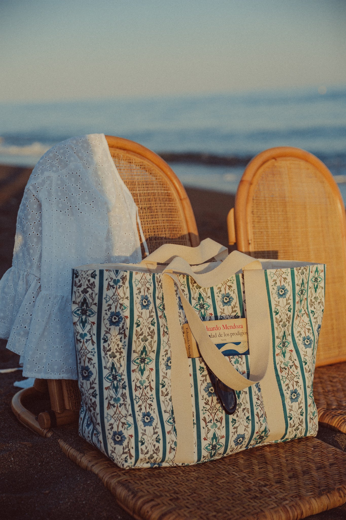 Bolsa de playa mediana San José - Azul