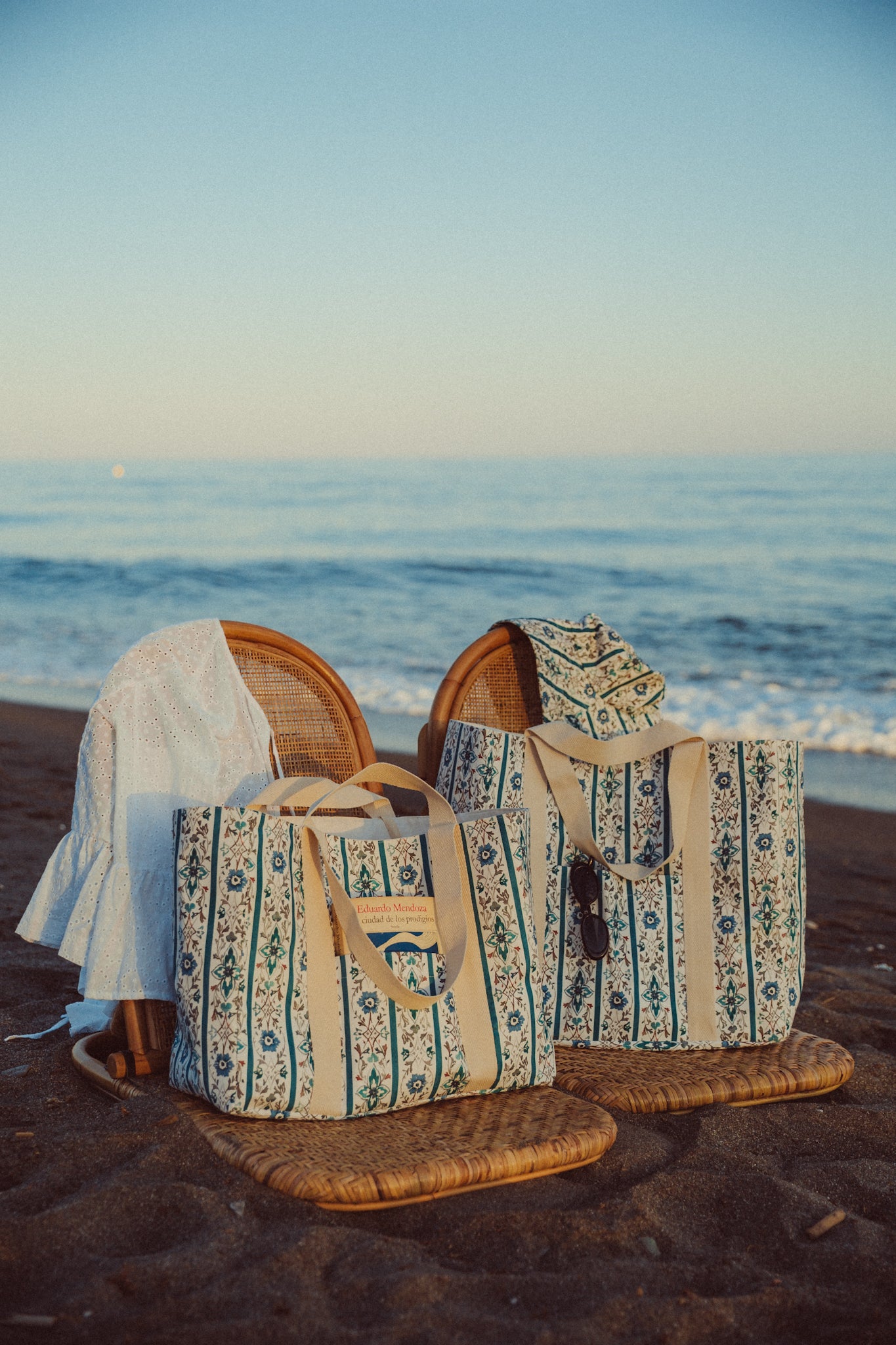Bolsa de playa mediana San José - Azul