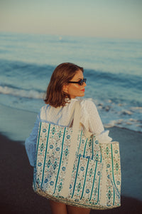 Bolsa de playa grande Santa Pola - Azul
