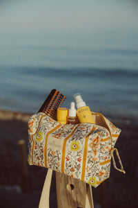 Neceser de playa Bruno - Amarillo