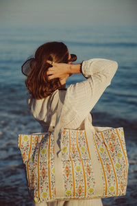 Bolsa de playa mediana San José - Amarilla