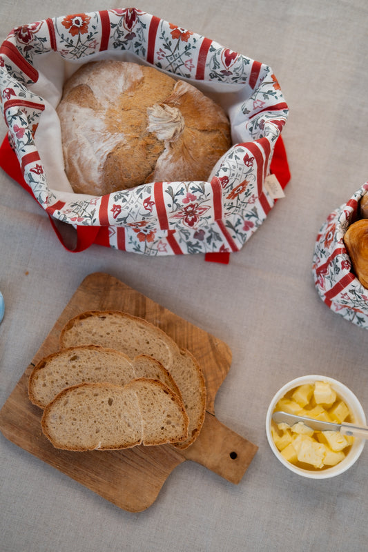 Bundle: Delantal amarillo Emmy + Panera Josefa