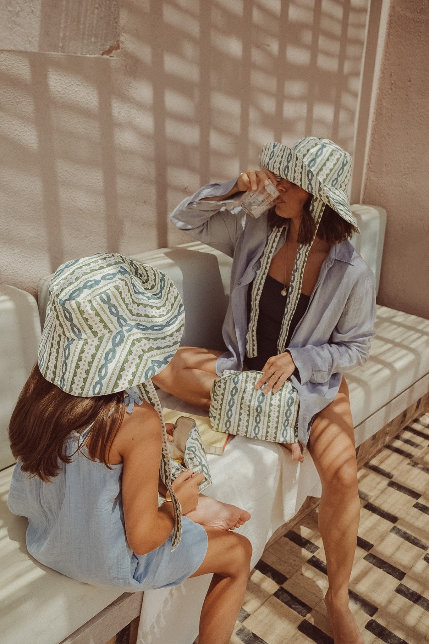 Sombrero Bucket Olivia - S · Verde