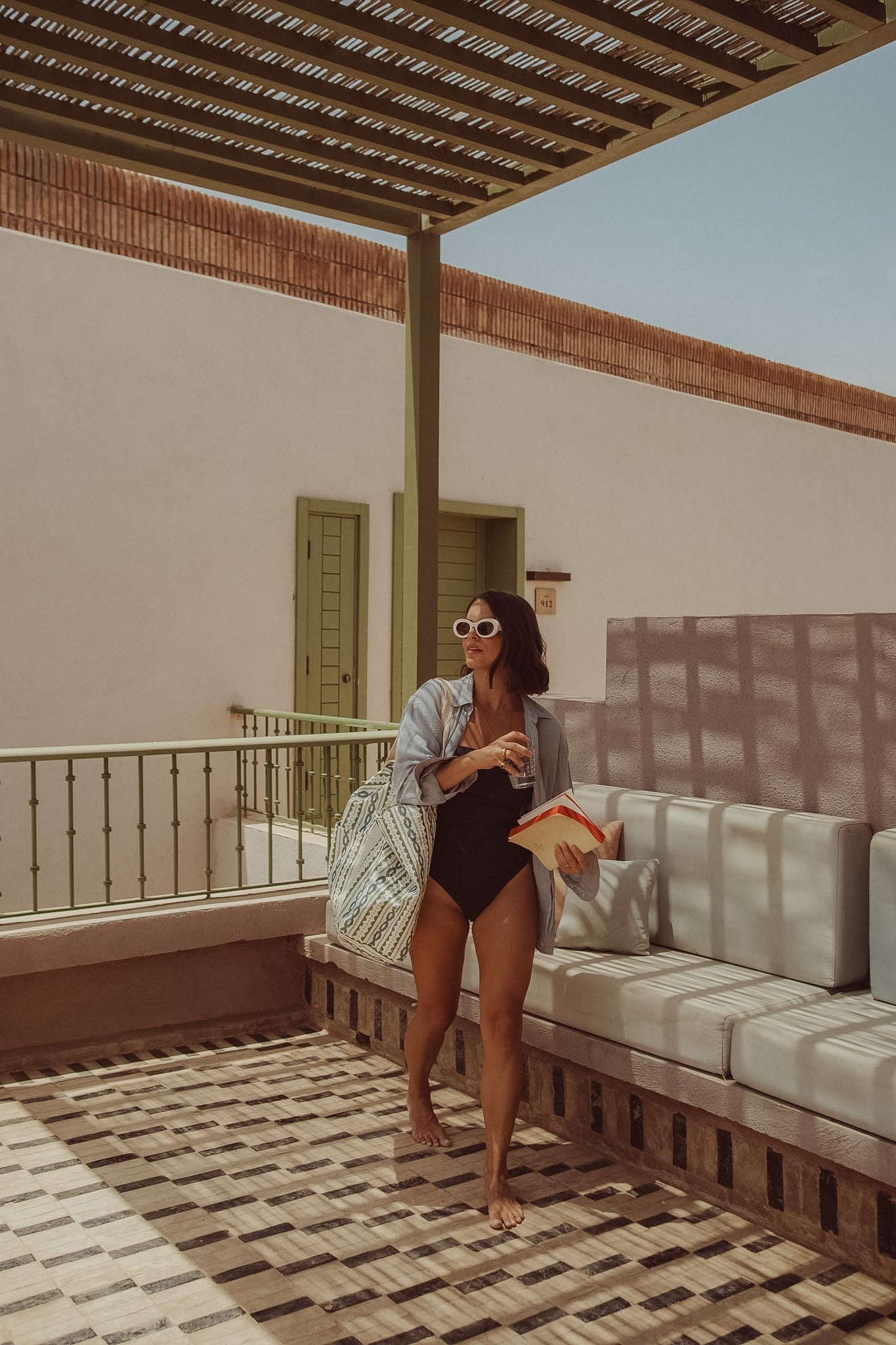Tula Tote Santa Pola — Grande · Verde