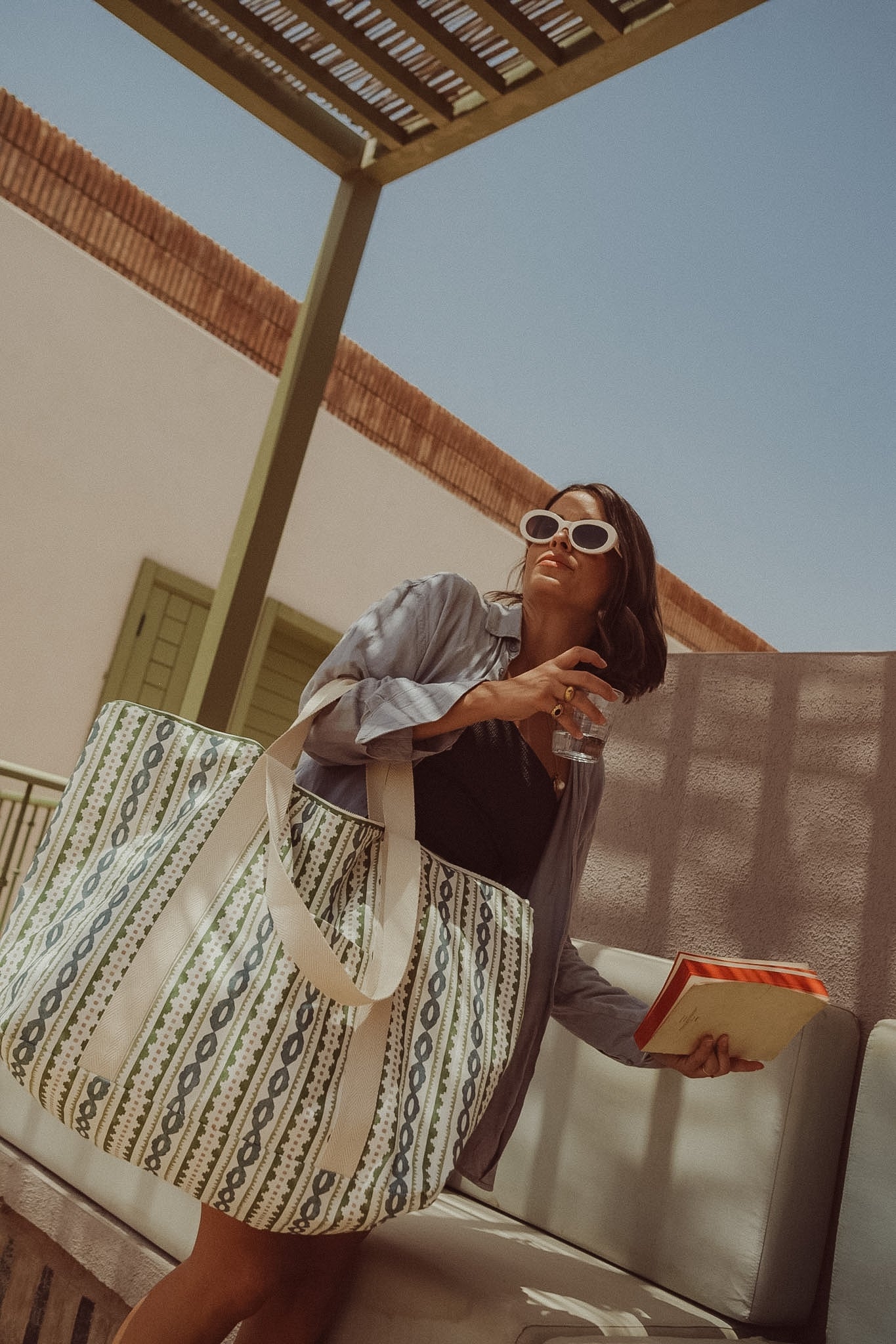 Tula Tote Santa Pola — Grande · Verde