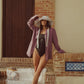 Sombrero Bucket Olivia - S · Burdeos