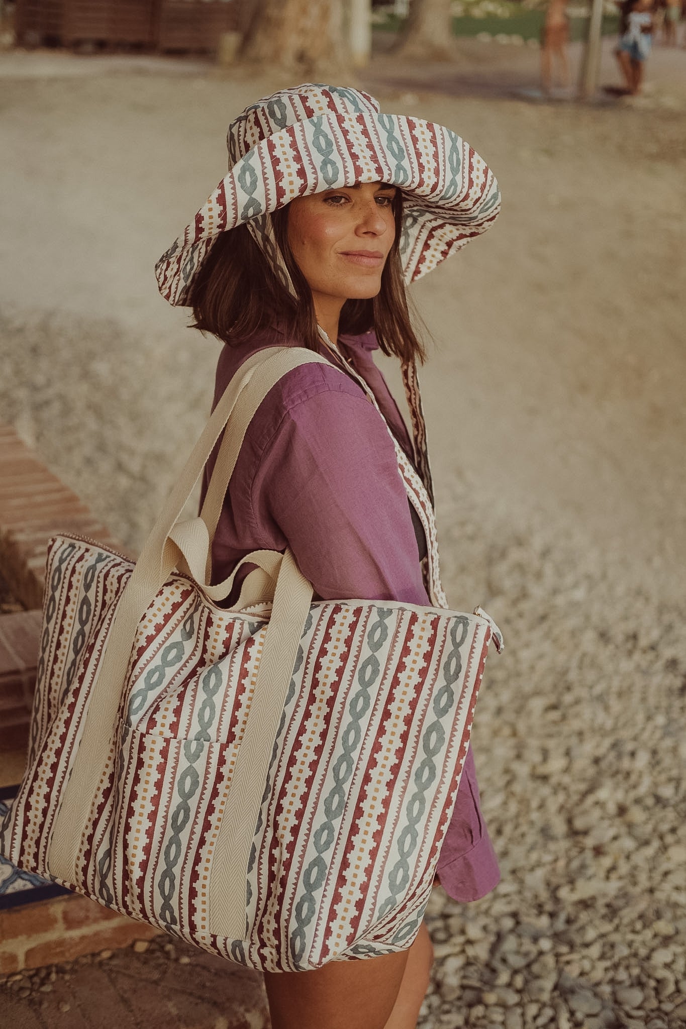 Tula Tote Santa Pola — Mediana · Burdeos