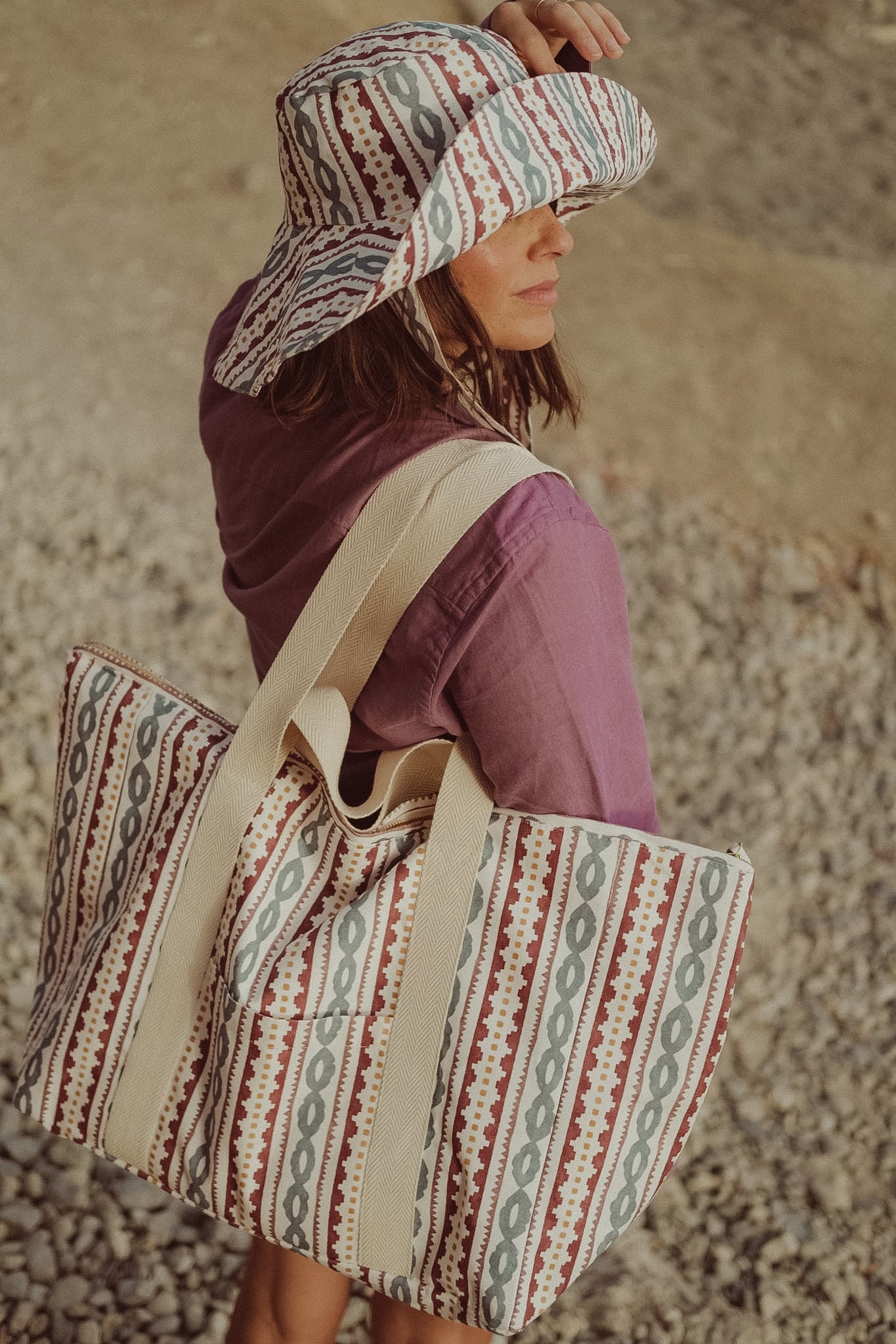 Tula Tote Santa Pola — Mediana · Burdeos