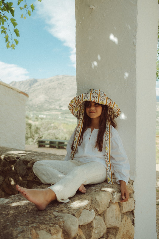 Sombrero bucket Olivia - Amarillo - Niña