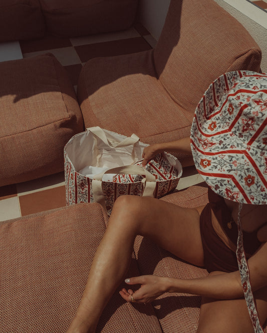 Sombrero Bucket Olivia - Rojo - Mujer
