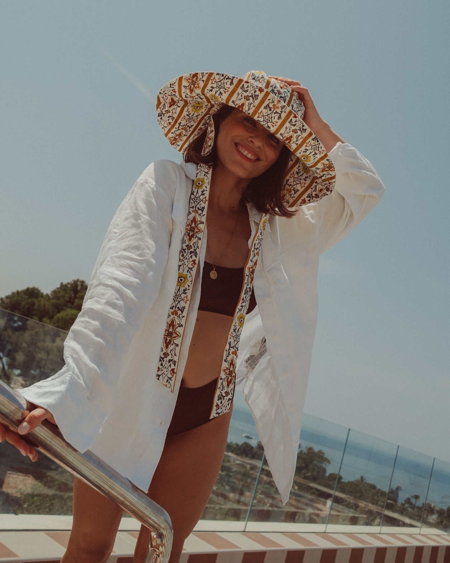 Sombrero Bucket Olivia - Rojo - Mujer