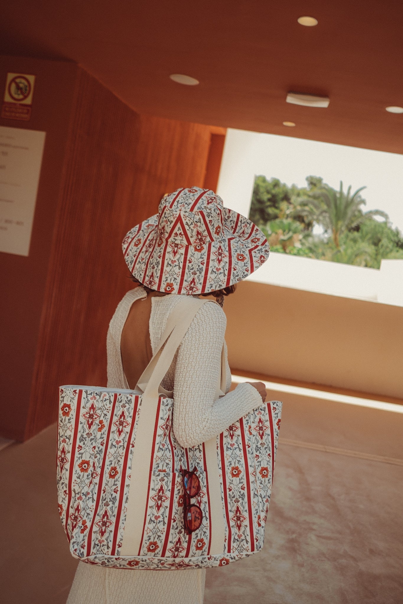 Sombrero Bucket Olivia - Rojo - Mujer