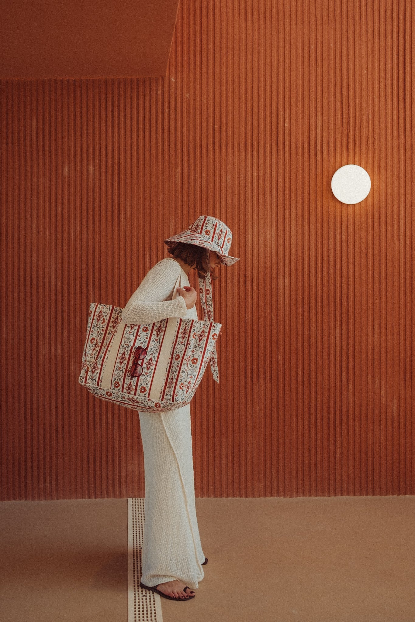 Sombrero Bucket Olivia - Rojo - Mujer